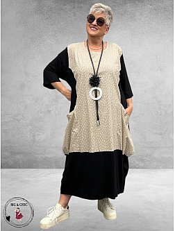 AKH Jurk Baali Zwart/Creme